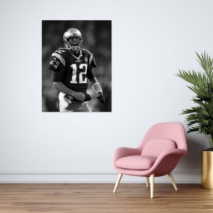 Tom Brady Poster: Stunning Home Decor Gift Featuring Iconic Photo 3