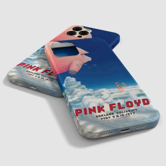 Pink Floyd Phone Case – Oakland Coliseum Poster For Home Decor Gift For Home Decor Gift 3