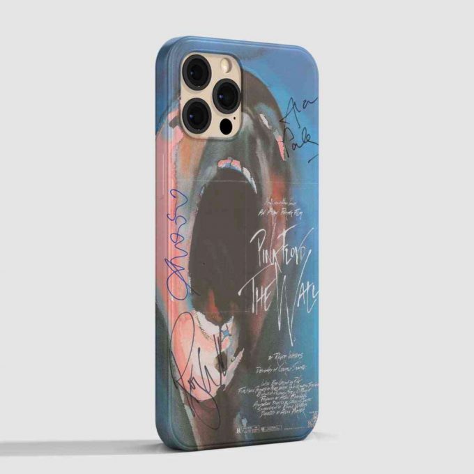 Pink Floyd Phone Case – Signed Mini Poster For Home Decor Gift For Home Decor Gift Waters Geldof And Parker 3