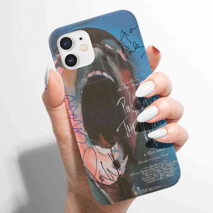 Pink Floyd Phone Case – Signed Mini Poster For Home Decor Gift For Home Decor Gift Waters Geldof And Parker 4