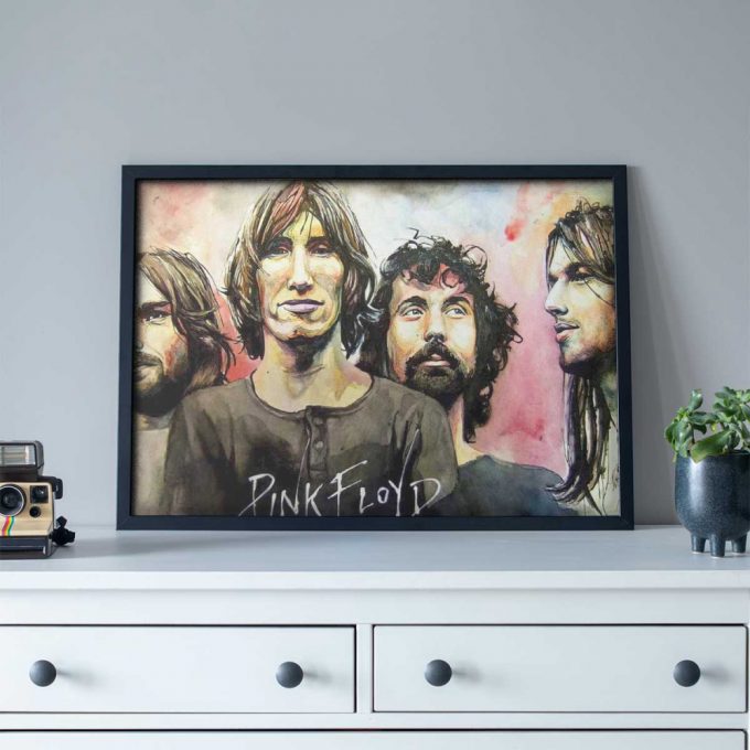 Pink Floyd Poster For Home Decor Gift For Home Decor Gift – Band Water Color Art 2