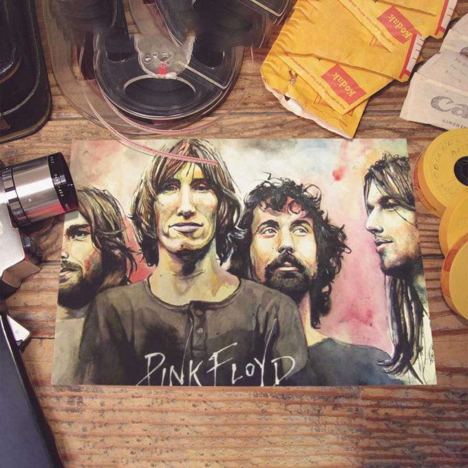 Pink Floyd Poster For Home Decor Gift For Home Decor Gift – Band Water Color Art 5