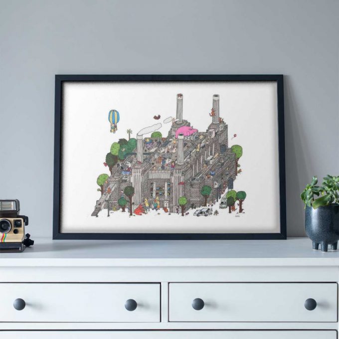 Pink Floyd Poster For Home Decor Gift For Home Decor Gift – Battersea Power Station 2