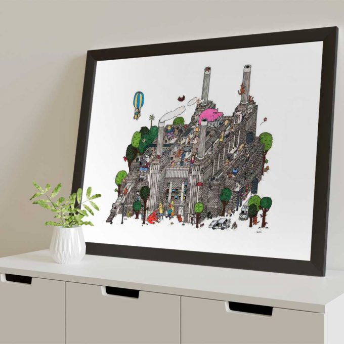 Pink Floyd Poster For Home Decor Gift For Home Decor Gift – Battersea Power Station 5