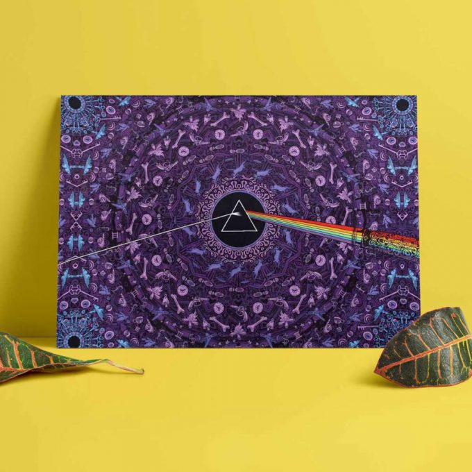 Pink Floyd Poster For Home Decor Gift For Home Decor Gift – Dark Side Of The Moon Album Psychedelic 4