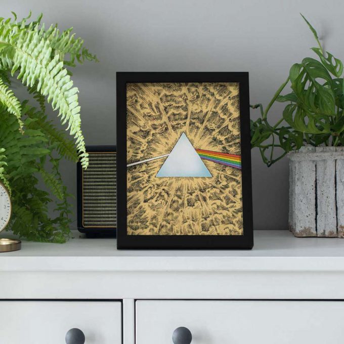 Pink Floyd Poster For Home Decor Gift For Home Decor Gift – Dark Side Of The Moon Cartoon Style 4