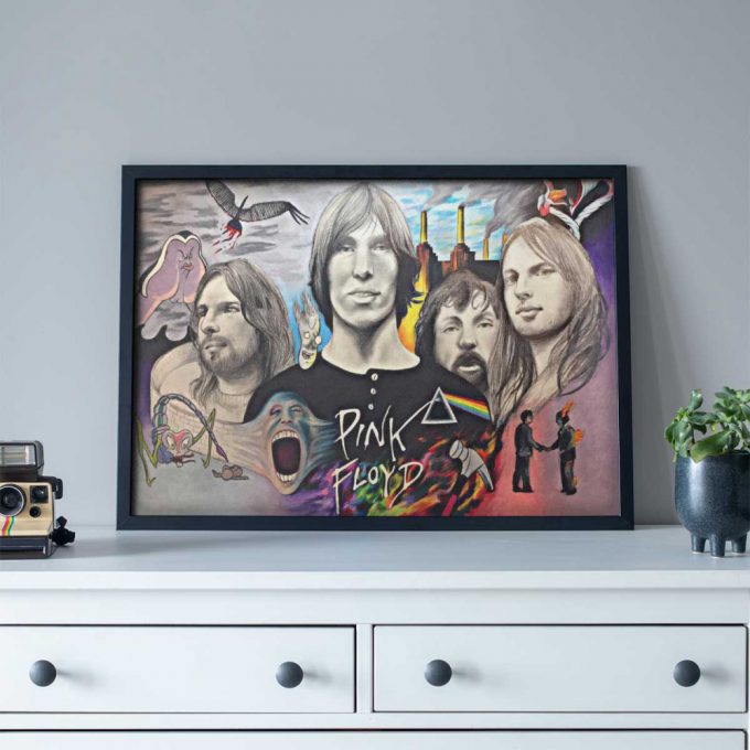 Pink Floyd Poster For Home Decor Gift For Home Decor Gift – Drawing Fan Art 2