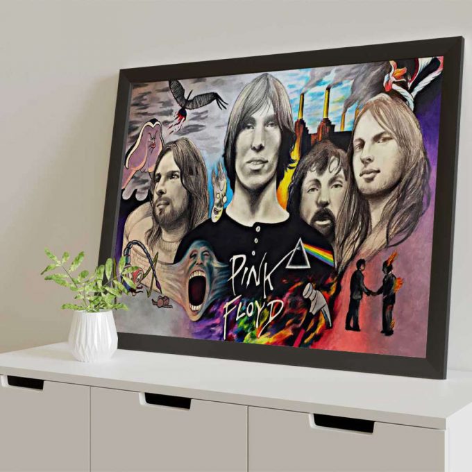 Pink Floyd Poster For Home Decor Gift For Home Decor Gift – Drawing Fan Art 5