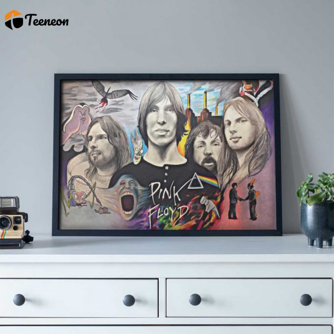 Pink Floyd Poster For Home Decor Gift For Home Decor Gift – Drawing Fan Art 1