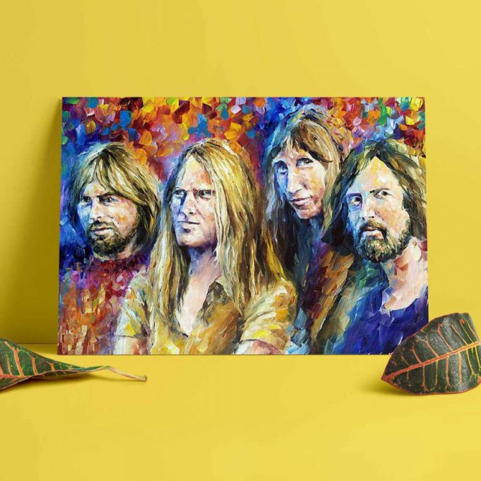 Pink Floyd Poster For Home Decor Gift For Home Decor Gift – Members Water Color Art 4