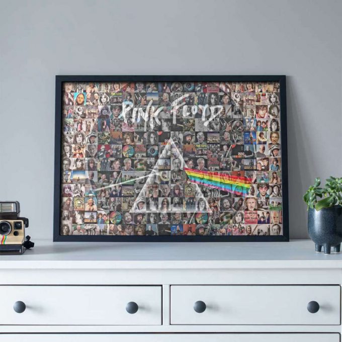 Pink Floyd Poster For Home Decor Gift For Home Decor Gift – Photo Mosaic Print Art Of All Things 4