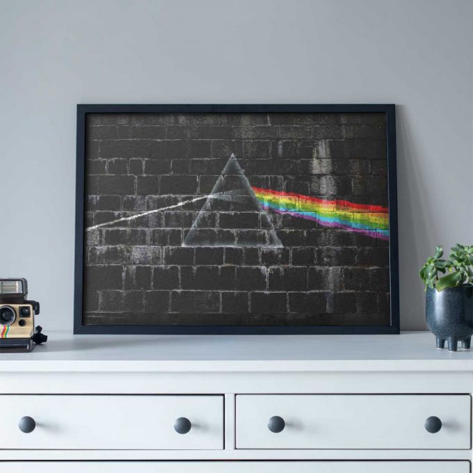 Pink Floyd Poster For Home Decor Gift For Home Decor Gift – The Dark Side Of The Moon In The Wall Art 3
