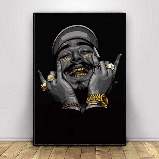 Post Malone Music Canvas Poster For Home Decor Gift Wall Art Decor Home Decor Less 2
