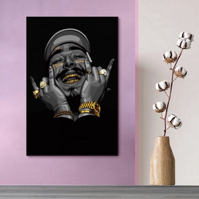 Post Malone Music Canvas Poster For Home Decor Gift Wall Art Decor Home Decor Less 3