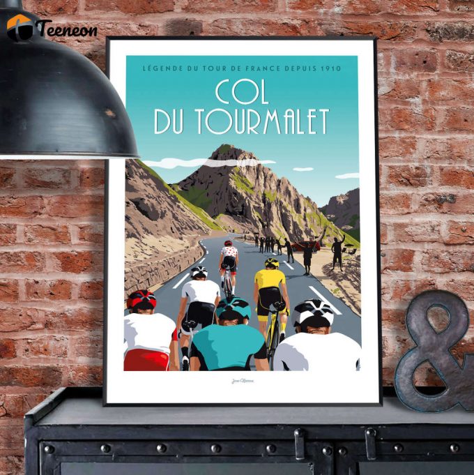 Col Du Tourmalet: Stunning Tour De France Travel Poster For Home Decor Gift 1
