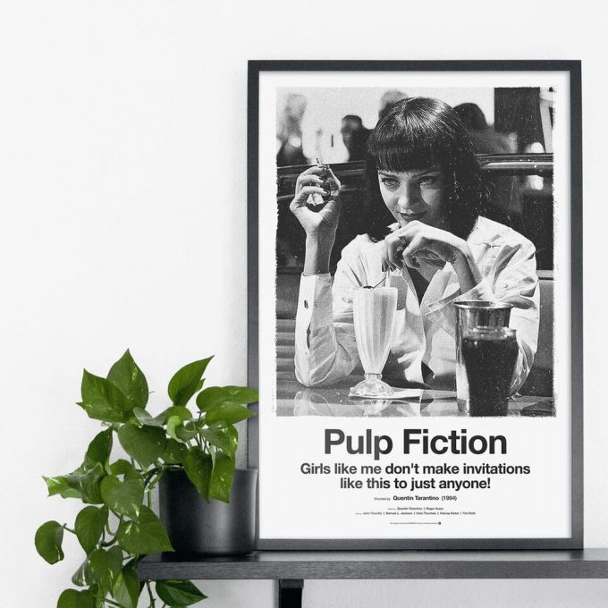 Pulp Fiction 1994 | Vintage Inspired Movie Poster For Home Decor Gift 3