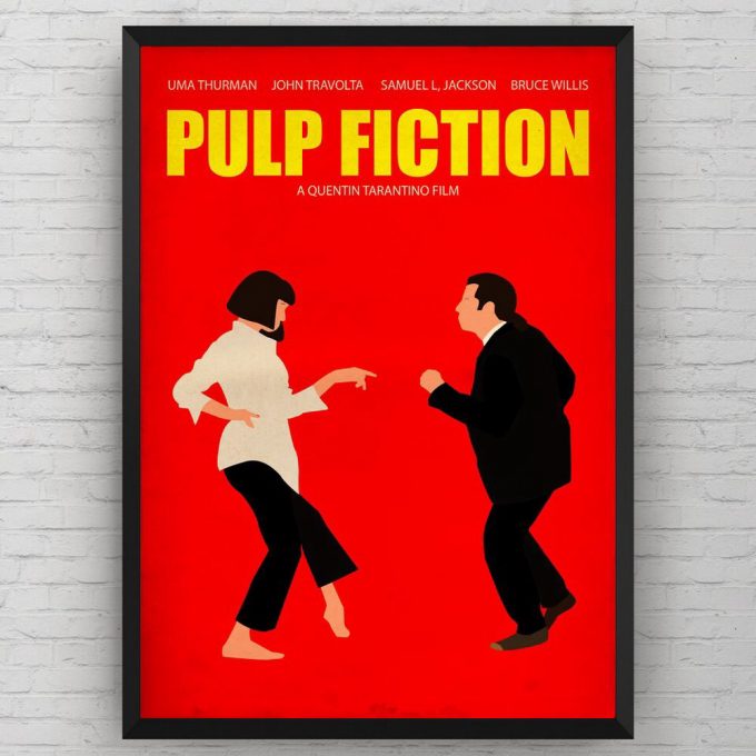 Pulp Fiction Print Art Poster For Home Decor Gift 2