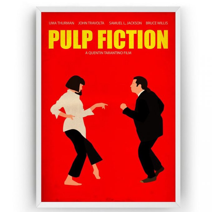 Pulp Fiction Print Art Poster For Home Decor Gift 4