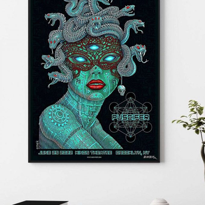 Puscifer Tour 2022 Poster For Home Decor Gift, Puscifer Poster For Home Decor Gift, King Theatre Poster For Home Decor Gift 2