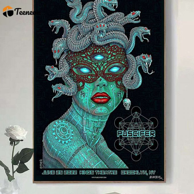 Puscifer Tour 2022 Poster For Home Decor Gift, Puscifer Poster For Home Decor Gift, King Theatre Poster For Home Decor Gift 1
