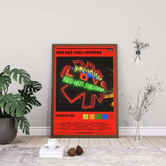 Red Hot Chili Peppers - Unlimited Love - Album Poster For Home Decor Gift | Color Optional 3