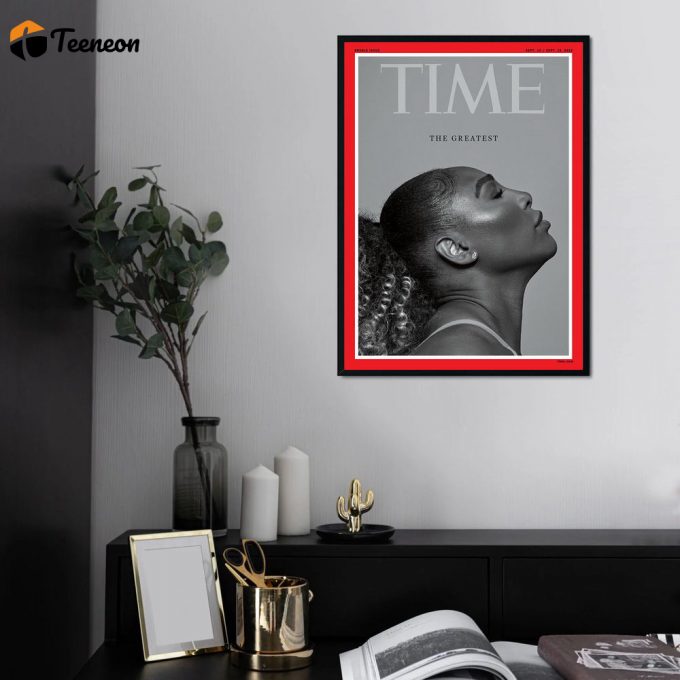 Serena Williams On The Cover Of Time Poster For Home Decor Gift, Serena Williams Retirement 2022 Poster For Home Decor Gift 1