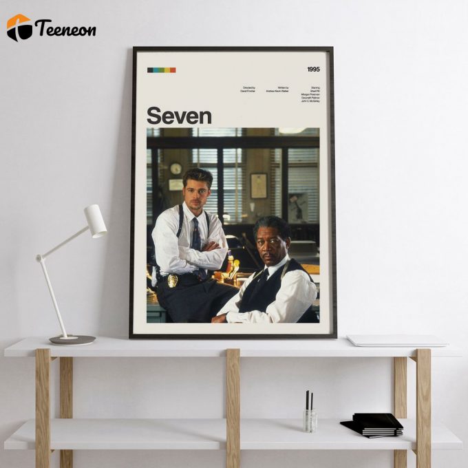 Seven Movie Poster For Home Decor Gift, Modern Movie Poster For Home Decor Gift Print 1