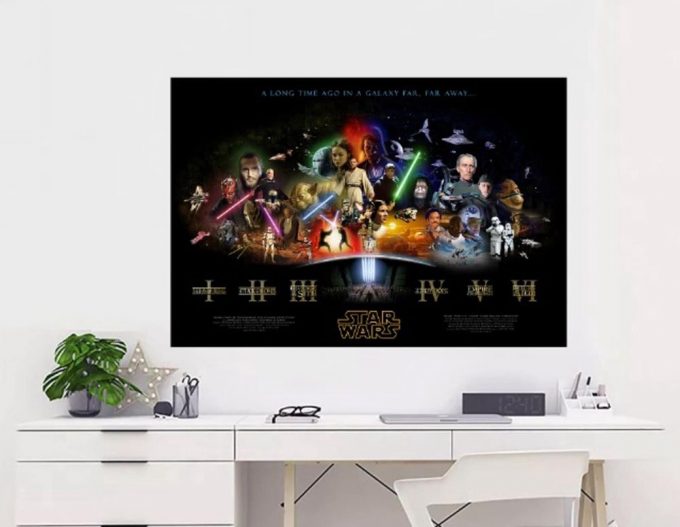 Star Wars Classic Poster: Ideal Home Decor Gift For Movie Lovers 2