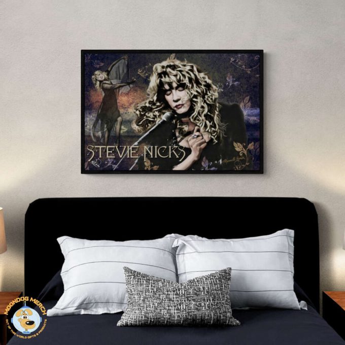 Stevie Nicks Poster For Home Decor Gift Print, Fleetwood Mac Portrait, Rock Band Wall Art 2