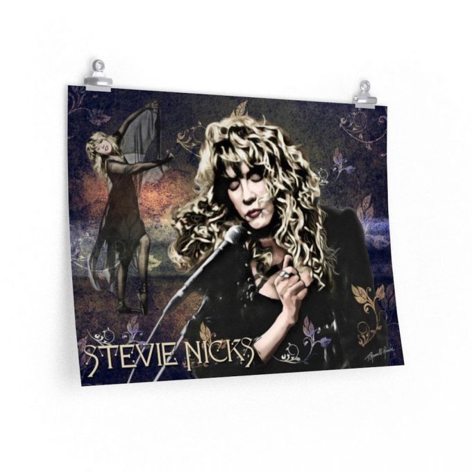 Stevie Nicks Poster For Home Decor Gift Print, Fleetwood Mac Portrait, Rock Band Wall Art 6