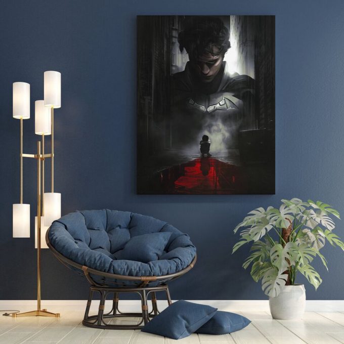 The Batman (2022) Poster For Home Decor Gift, Robert Pattinson, Dc Comics 2