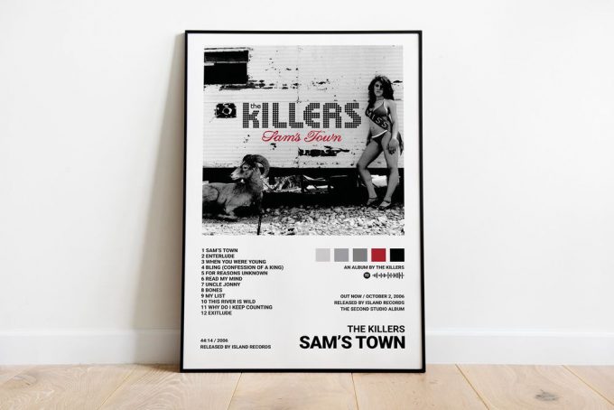 The Killers Poster For Home Decor Gifts | Sam’S Town Poster For Home Decor Gift