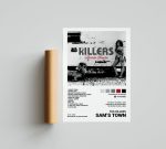 The Killers Poster for Home Decor Gifts | Sam’s Town Poster for Home Decor Gift