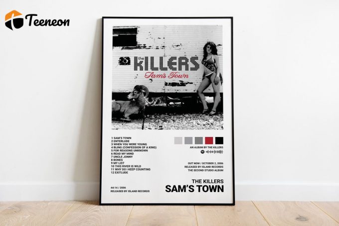 The Killers Poster For Home Decor Gifts | Sam’S Town Poster For Home Decor Gift