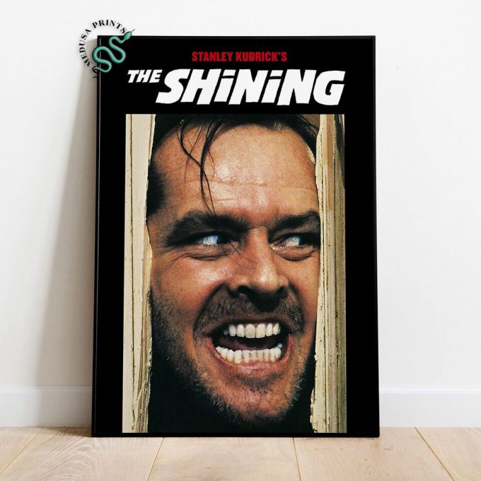 The Shining Poster For Home Decor Gift, Jack Nicholson Wall Art, Rolled Canvas Print, Movie Poster For Home Decor Gift Gift 3