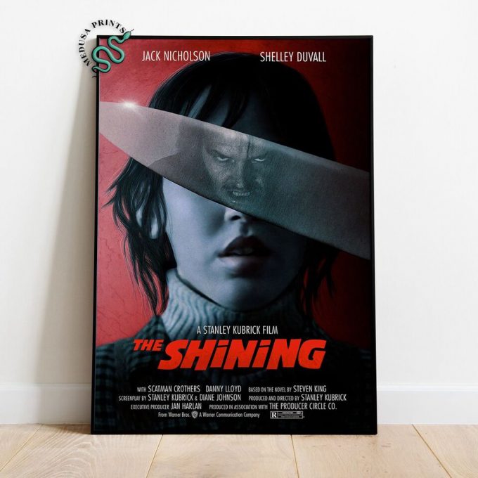 The Shining Poster For Home Decor Gift, Jack Nicholson Wall Art, Rolled Canvas Print, Movie Poster For Home Decor Gift Gift 10