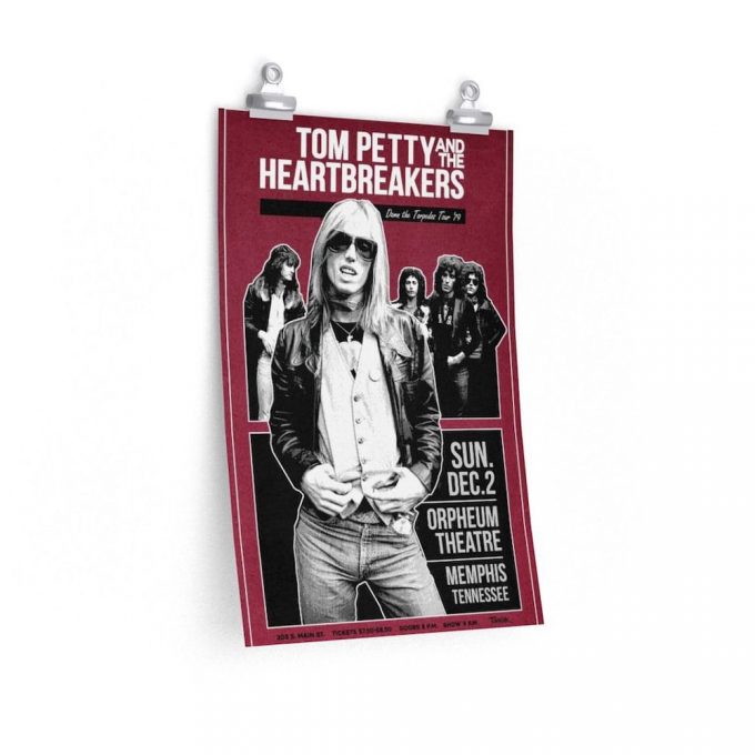 Tom Petty Concert Poster For Home Decor Gift 2