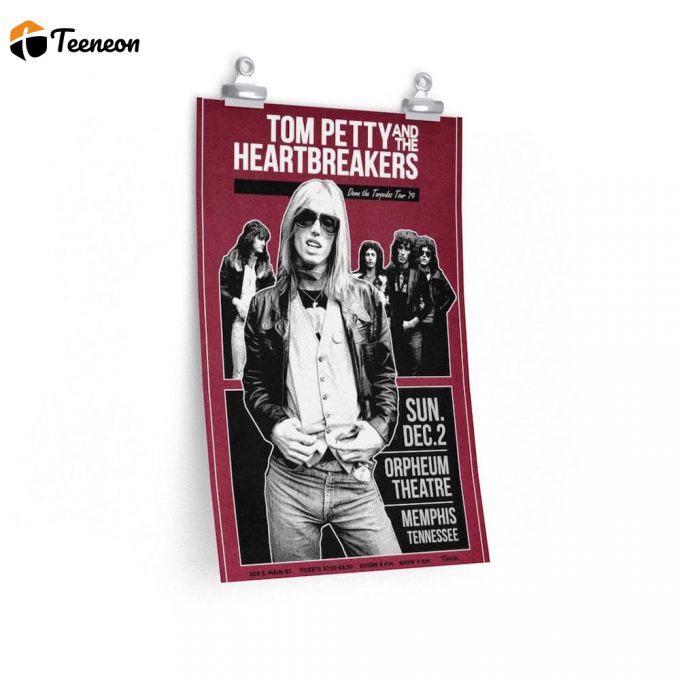 Tom Petty Concert Poster For Home Decor Gift 1