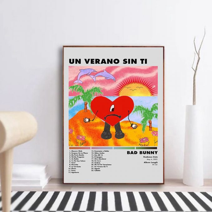 Un Verano Sin Ti Bad Bunny Poster For Home Decor Gift 3