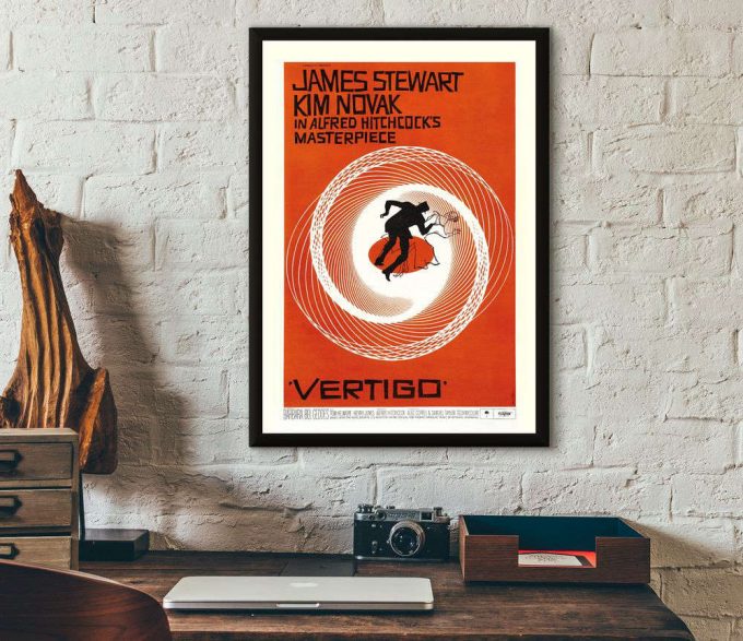 Vintage Vertigo Movie Poster - Perfect Home Decor Gift With Professional Quality 2