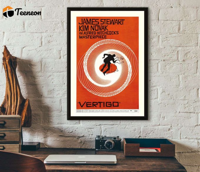 Vintage Vertigo Movie Poster - Perfect Home Decor Gift With Professional Quality 1