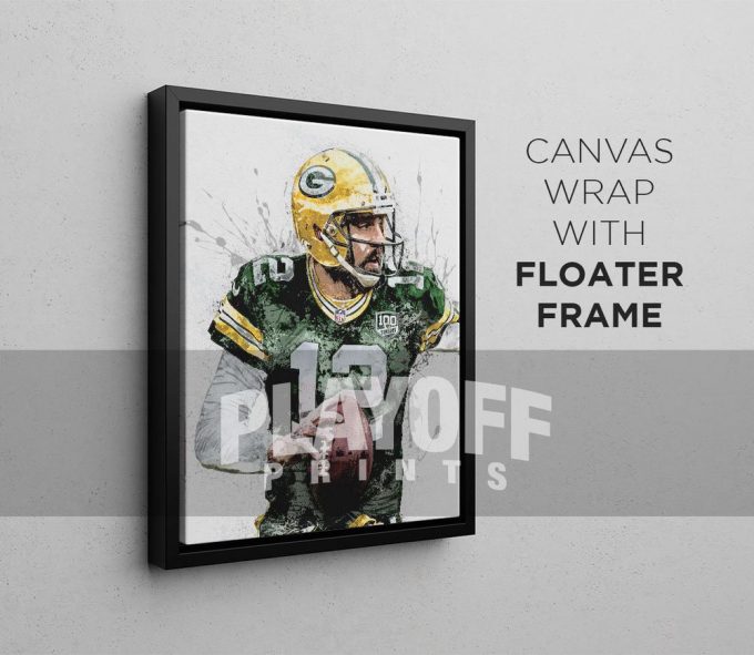 Aaron Rodgers Poster For Home Decor Gift, Green Bay Packers 3