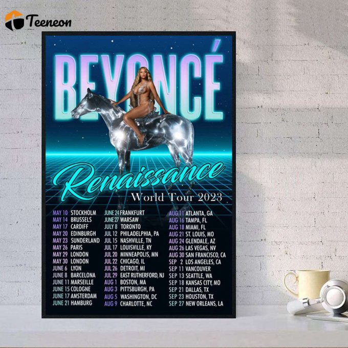 Beyonce 2023 Renaissance World Tour Poster For Home Decor Gift 1