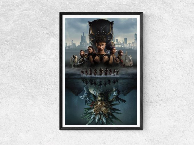 Black Panther Wakanda Forever Movie Film Poster For Home Decor Gift 3