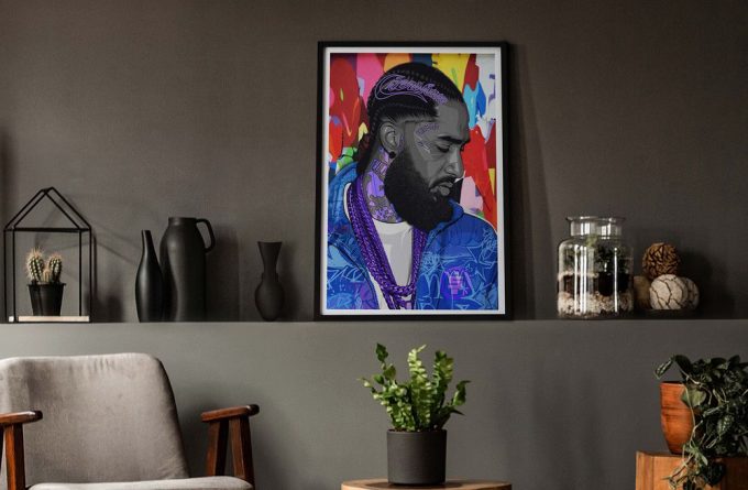 Colorful Nipsey Hussle Poster For Home Decor Gift Print 3