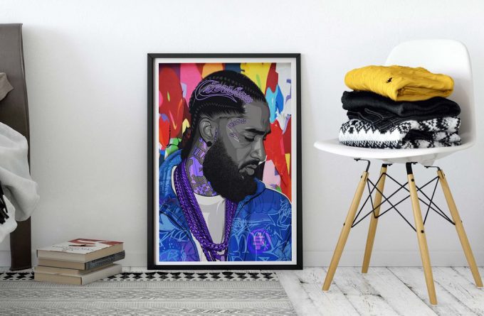 Colorful Nipsey Hussle Poster For Home Decor Gift Print 4