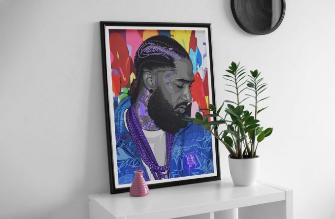 Colorful Nipsey Hussle Poster For Home Decor Gift Print 5