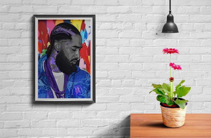 Colorful Nipsey Hussle Poster For Home Decor Gift Print 6