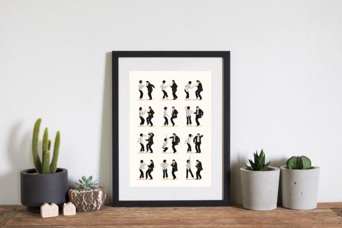 Cool Pulp Fiction Dance Print, The Dance Poster For Home Decor Gift 3