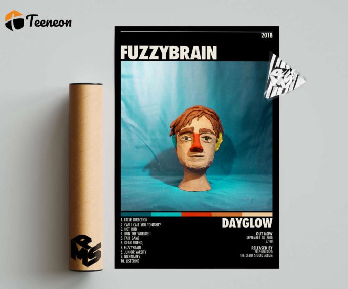 Dayglow Poster For Home Decor Gift, Dayglow Fuzzybrain Poster For Home Decor Gift 1